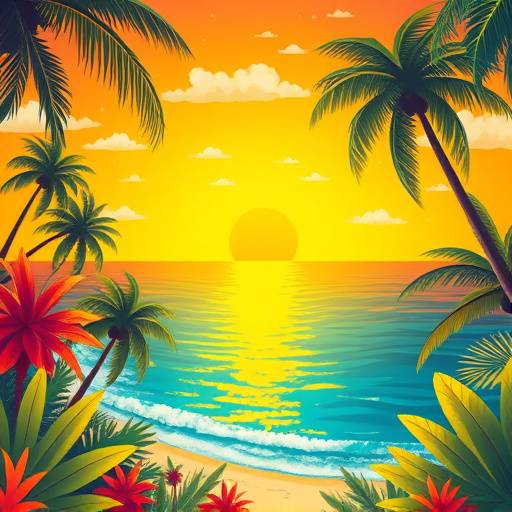 Capa do single 'Ritmo Tropical' do artista solo 'Sol do Amanhã'