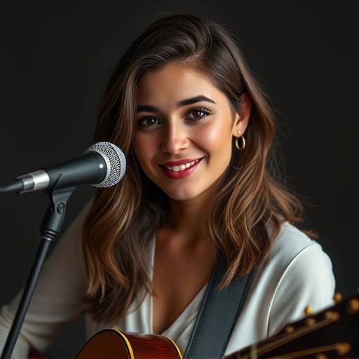 Foto de Sofia Almeida, co-fundadora e produtora musical do Estüdio Sonoro Aurora.